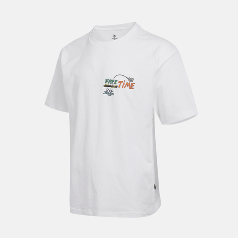 converse匡威2025男子男子-短袖T恤-白针织无领短TMCJ643-001