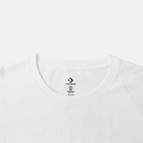 converse匡威2025男子男子-短袖T恤-白针织无领短TMCJ643-001