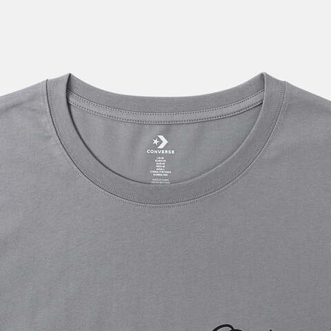 converse匡威2025男子男子-短袖T恤-灰针织无领短TMCJ645-GFY