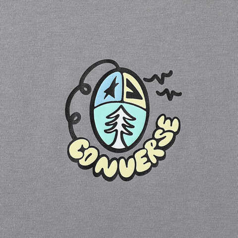 converse匡威2025男子男子-短袖T恤-灰针织无领短TMCJ645-GFY