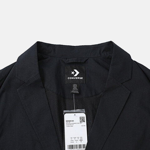 converse匡威2025男子男子-梭织无帽外套-黑梭织无帽外套MCH606-023