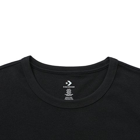 converse匡威2025男子男子-针织无领短T-黑针织无领短TMCH621-023