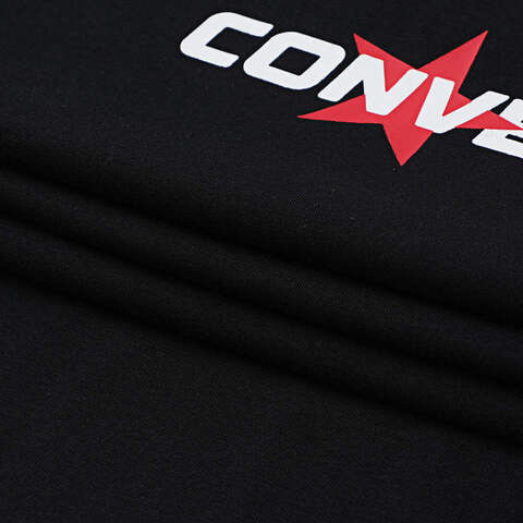 converse匡威2025男子男子-针织无领短T-黑针织无领短TMCH690-023