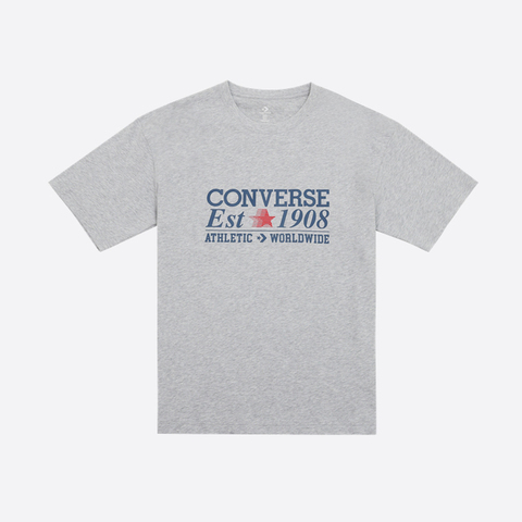 converse匡威2025男子男子-针织无领短T-灰针织无领短TMCH687-GHG