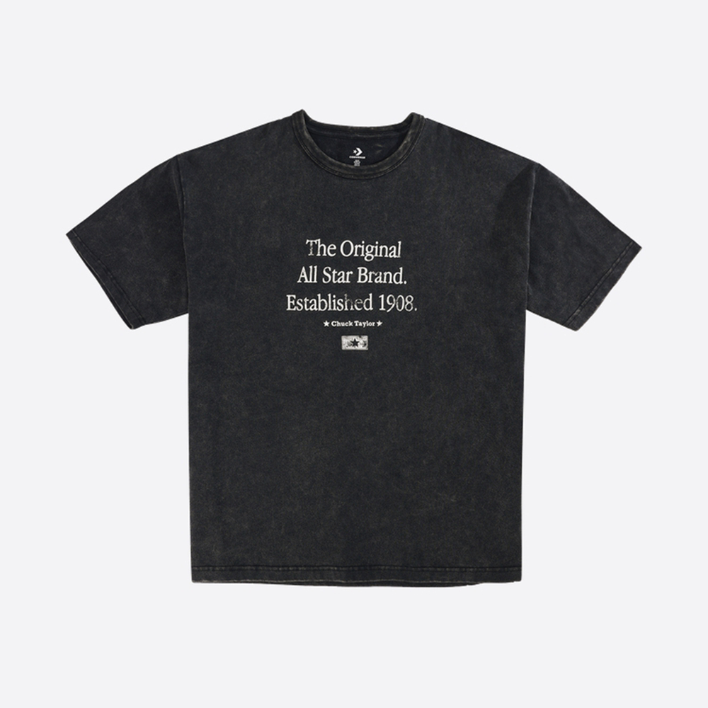 converse匡威2025男子男子-针织无领短T-黑针织无领短TMCH624-023