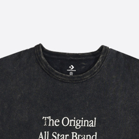 converse匡威2025男子男子-针织无领短T-黑针织无领短TMCH624-023