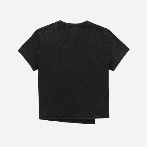 converse匡威2025女子女子-针织无领短T-黑针织无领短TWCH665-023