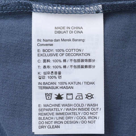 converse匡威2025男子男子-针织无领短T-蓝针织无领短TMCH687-UFL