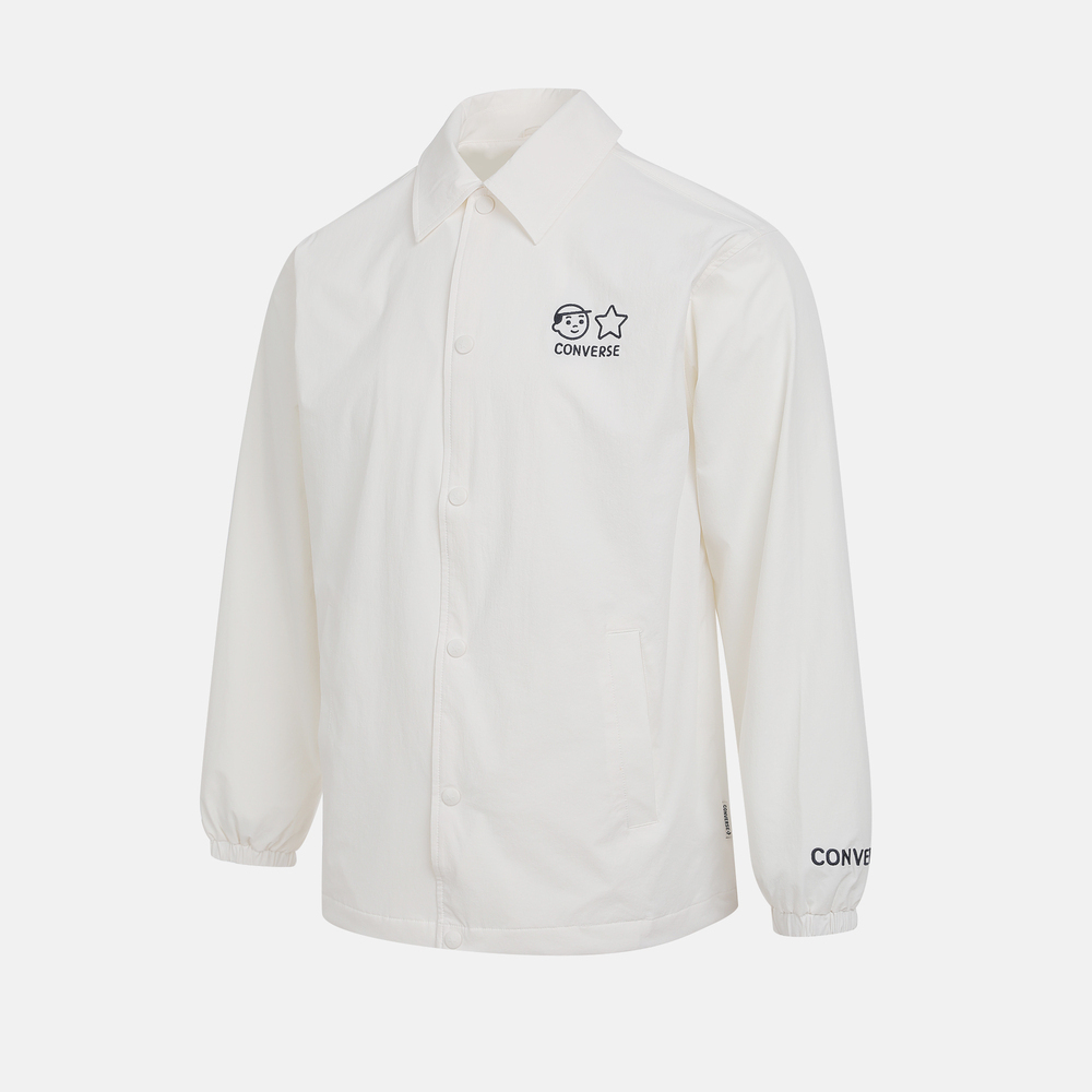 converse匡威2025男子男子-梭织无帽外套-白梭织无帽外套UCH890-W70