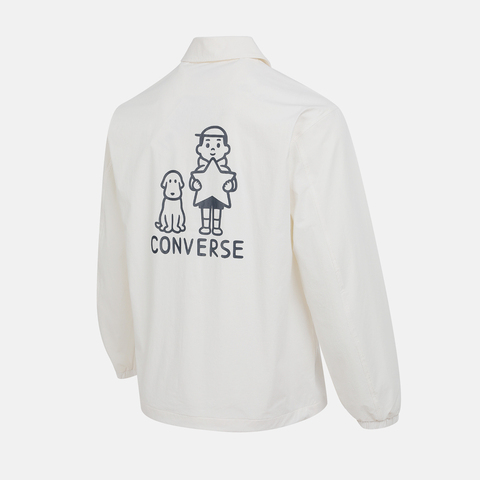 converse匡威2025男子男子-梭织无帽外套-白梭织无帽外套UCH890-W70