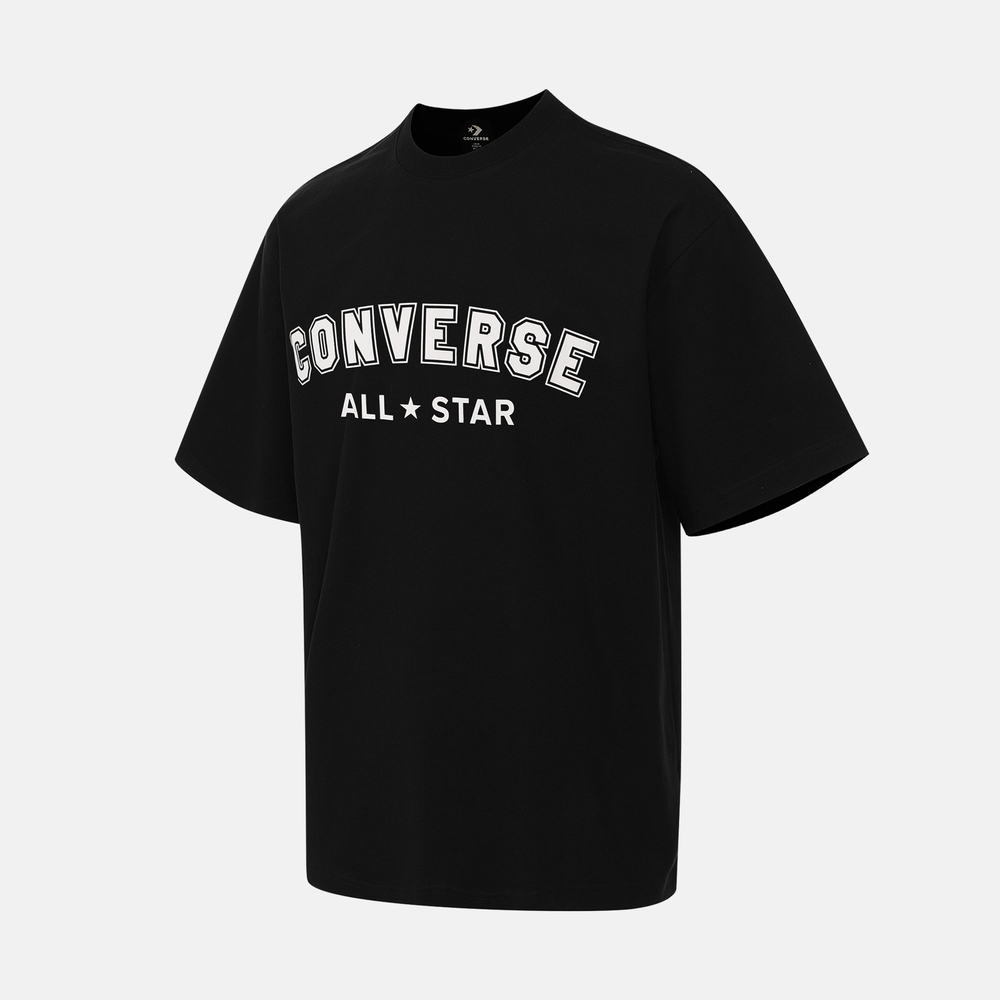 converse匡威2025中性中性-针织无领短T-黑针织无领短TUCJ640-023