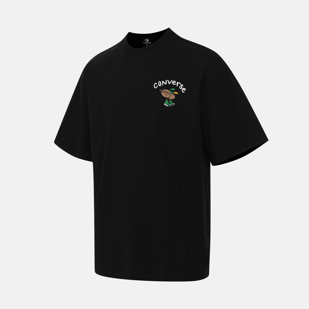 converse匡威2025男子男子-针织无领短T-黑针织无领短TMCJ642-023