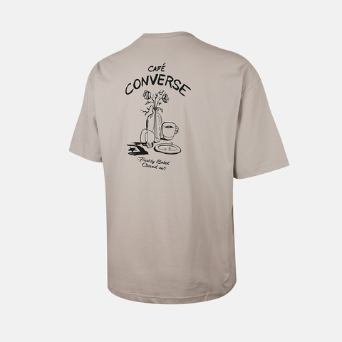 converse匡威2025男子男子-针织无领短T-灰针织无领短TMCJ641-GFL