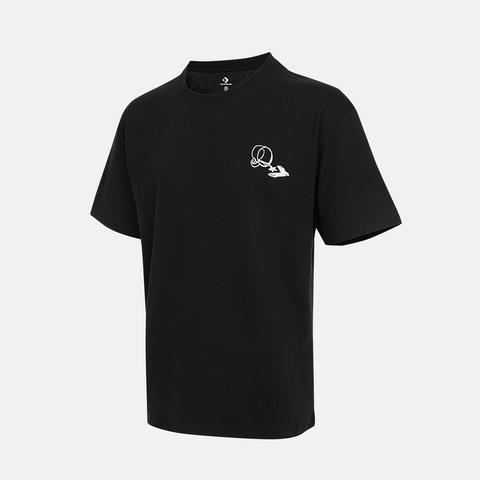 converse匡威2025男子男子-针织无领短T-黑针织无领短TMCJ641-023