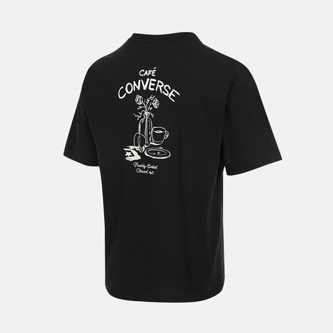 converse匡威2025男子男子-针织无领短T-黑针织无领短TMCJ641-023