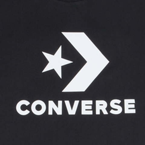 converse匡威2025中性中性-针织无领短T-黑针织无领短TUCJ639-023