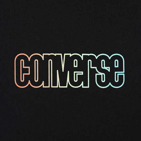 converse匡威2025男子男子-针织无领短T-黑针织无领短TMCH617-023