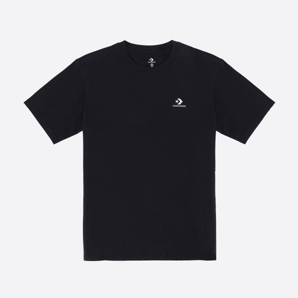 converse匡威2025中性中性-针织无领短T-黑针织无领短TMCH688-023