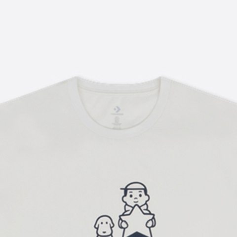 converse匡威2025中性中性-针织无领短T-白针织无领短TUCH886-W70