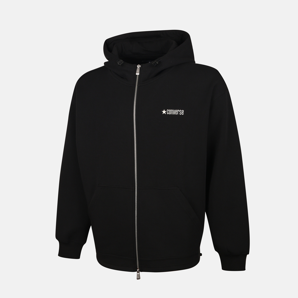 converse匡威2025男子男子-针织连帽外套-黑针织连帽外套MCH604-023