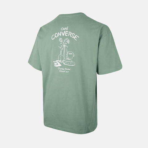 converse匡威2025男子男子-针织无领短T-绿针织无领短TMCJ641-F4Y