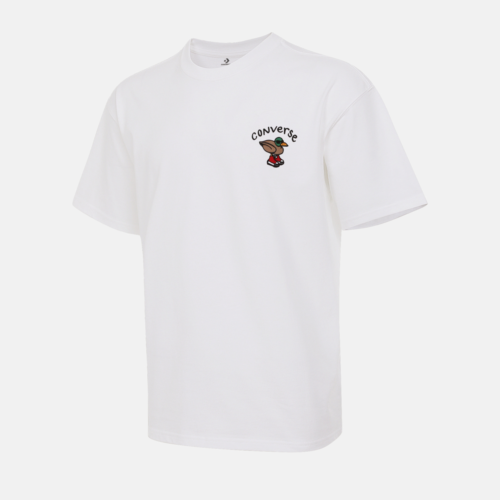 converse匡威2025男子男子-针织无领短T-白针织无领短TMCJ642-001