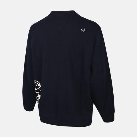 converse匡威2025中性中性-针织无帽卫衣-黑针织无帽卫衣UCH889-695