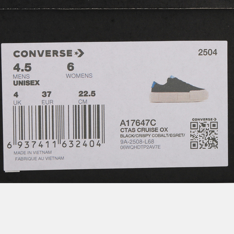 converse匡威2025中性中性-低帮系带-黑Chuck Taylor SEASONALA17647C