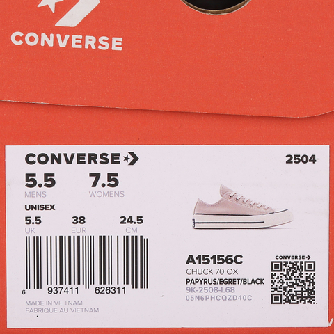 converse匡威2025中性中性-低帮系带-棕Chuck Taylor 70S SEASONALA15156C
