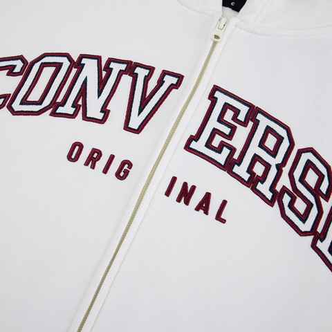converse匡威2025男子男子-针织连帽外套-白针织连帽外套UCJ085-W2Y
