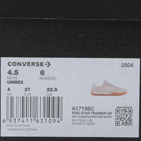 converse匡威2025中性中性-低帮系带-粉Chuck Taylor SEASONALA17198C