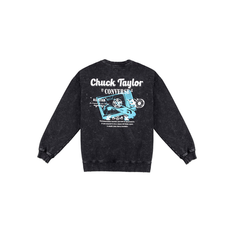 converse匡威2025男子男子-针织无帽卫衣-黑针织无帽卫衣UCJ123-023