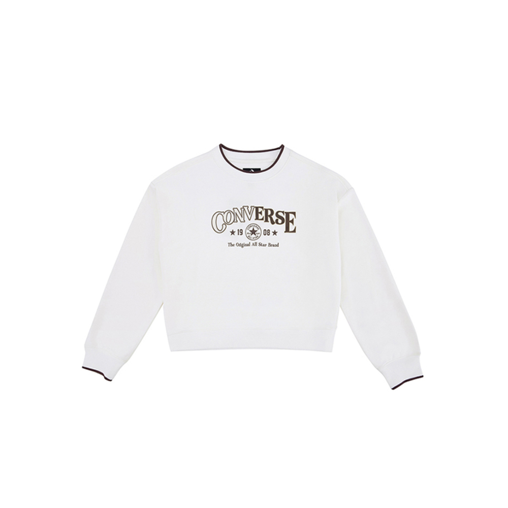 converse匡威2025女子女子-针织无帽卫衣-白针织无帽卫衣WCJ098-W2Y