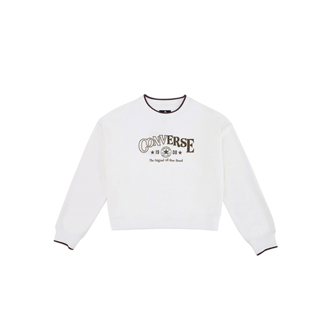 converse匡威2025女子女子-针织无帽卫衣-白针织无帽卫衣WCJ098-W2Y