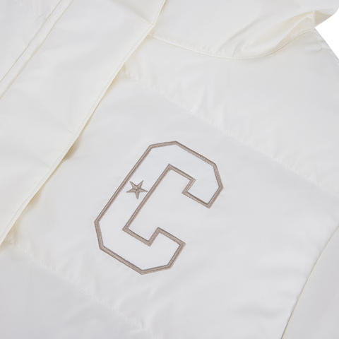 converse匡威2025女子女子-厚羽绒服-短-白厚羽绒服-短WCJ097-W2Y