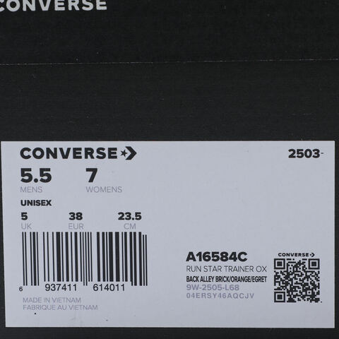 converse匡威2025女子女子-低帮系带-红Chuck Taylor SEASONALA16584C