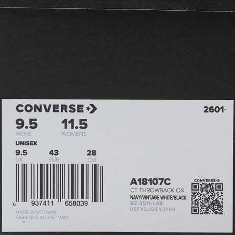 converse匡威2026中性中性-低帮系带-蓝Chuck Taylor SEASONALA18107C