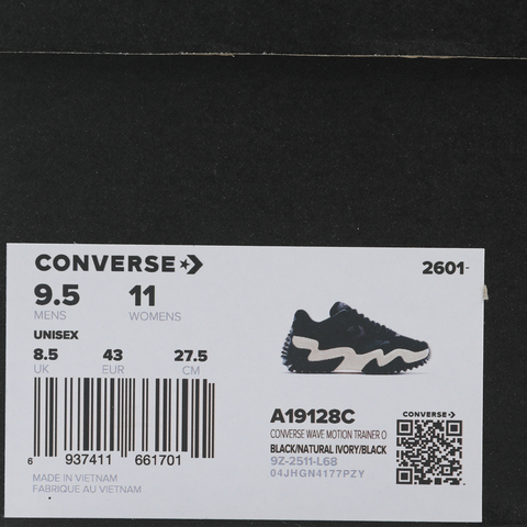 converse匡威2026中性中性-低帮系带-黑Chuck Taylor SEASONALA19128C