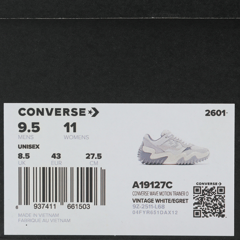 converse匡威2026中性中性-低帮系带-白Chuck Taylor SEASONALA19127C