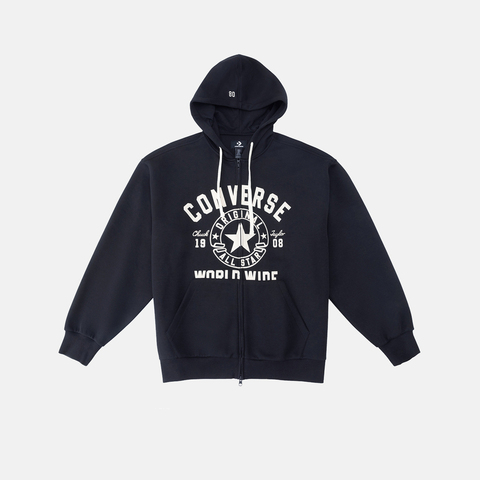 converse匡威2026中性中性-针织连帽外套-黑针织连帽外套UCJ441-023