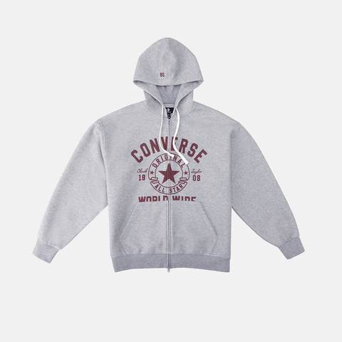 converse匡威2026中性中性-针织连帽外套-灰针织连帽外套UCJ441-G59