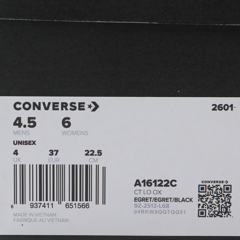 converse匡威2026中性中性-低帮系带-棕Chuck Taylor SEASONALA16122C