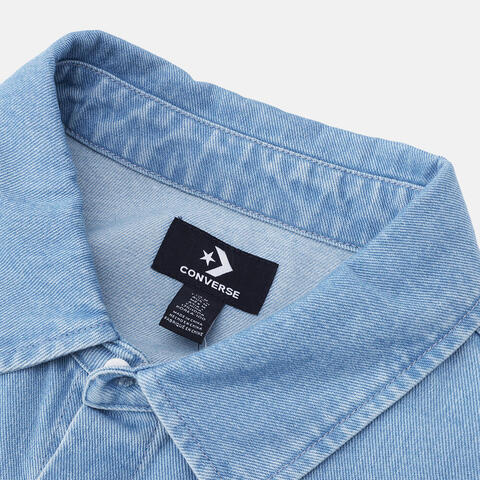 converse匡威2026中性中性-梭织长袖衬衫-蓝梭织长袖衬衫UCJ418-UHC