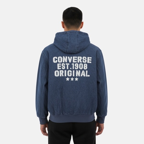 converse匡威2026男子男子-梭织连帽外套-蓝梭织连帽外套MCJ411-UHA