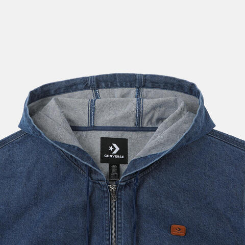 converse匡威2026男子男子-梭织连帽外套-蓝梭织连帽外套MCJ411-UHA