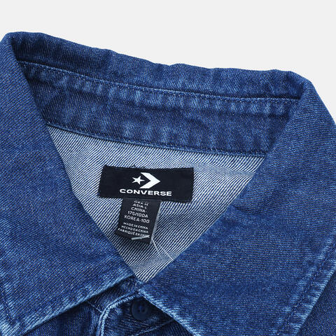 converse匡威2026中性中性-梭织长袖衬衫-蓝梭织长袖衬衫UCJ418-UHA