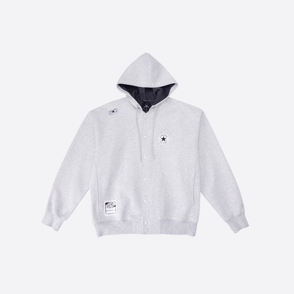 converse匡威2026男子男子-针织连帽外套-灰针织连帽外套MCJ696-GGN