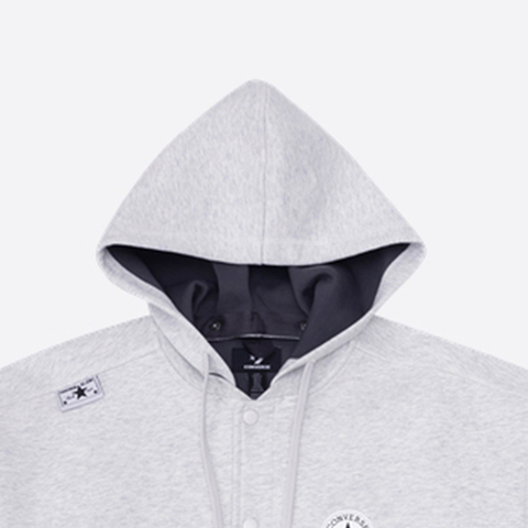 converse匡威2026男子男子-针织连帽外套-灰针织连帽外套MCJ696-GGN