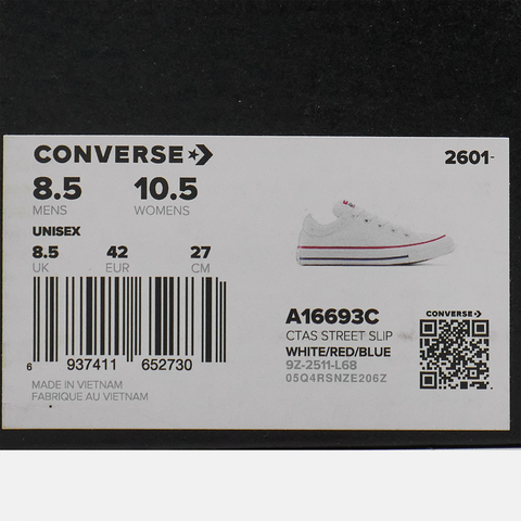 converse匡威2026中性中性-低帮系带-白Chuck Taylor SEASONALA16693C