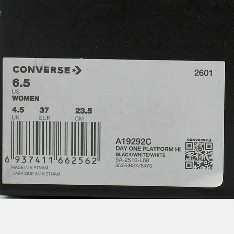 converse匡威2026女子女子-高帮系带-黑Chuck Taylor SEASONALA19292C